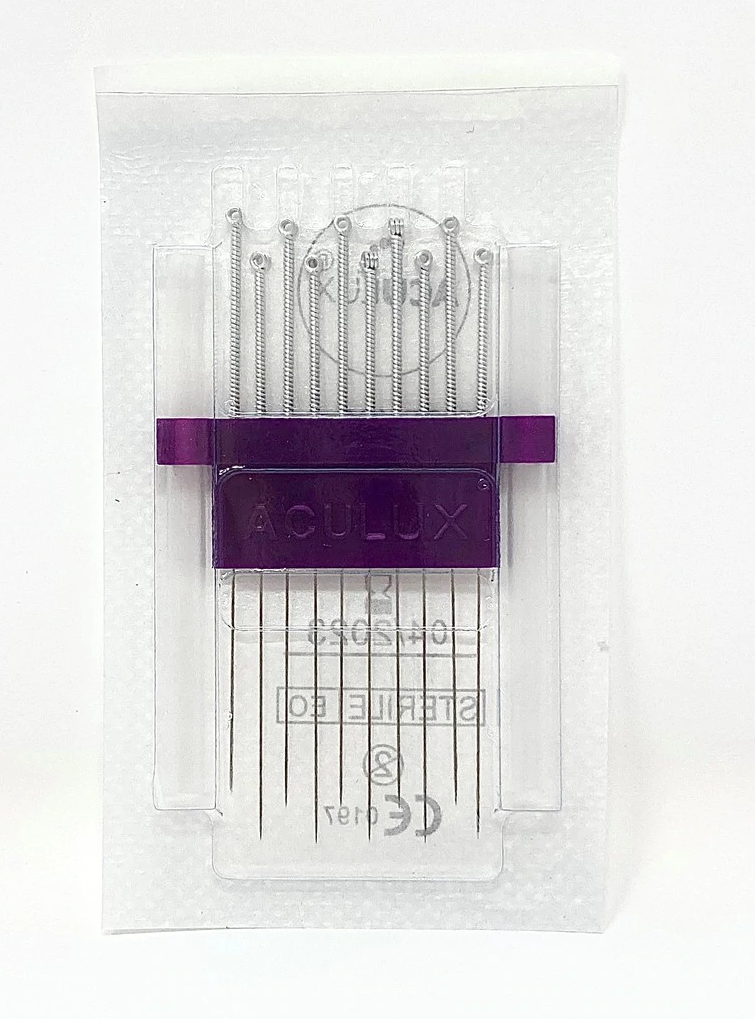 Aculux C Series Spring Acupuncture Needle - Dispenser Pack