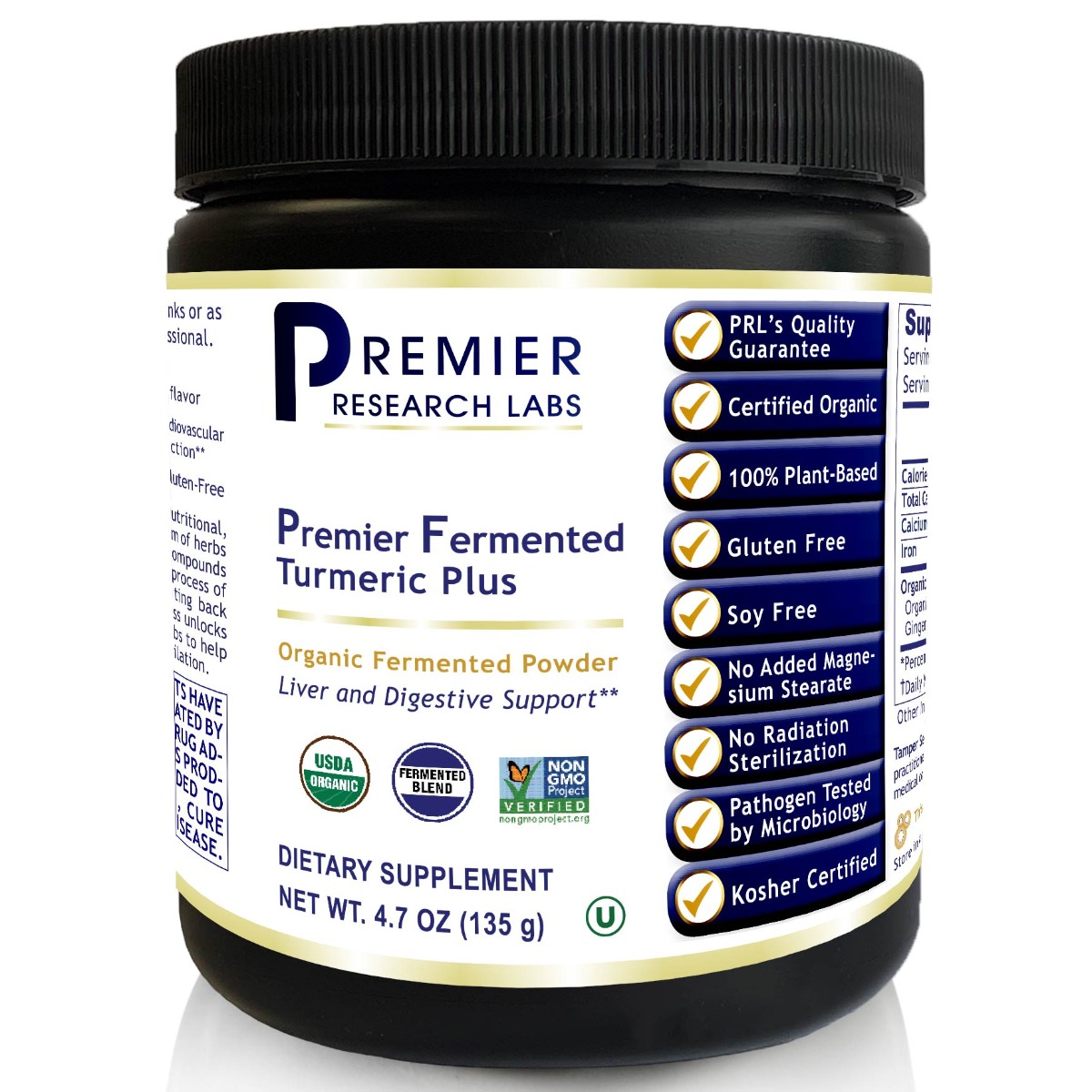Fermented Turmeric Plus, 4.7 oz powder