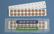 Magrain Gold Ion Pellets on Clear Tape