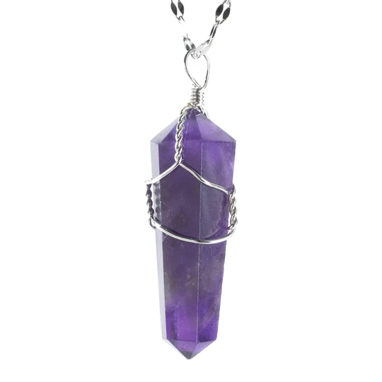 Amethyst Point Healing Pendant