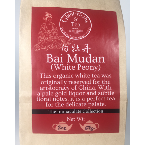 Bai Mudan (white Peony) Tea - organic, 56g