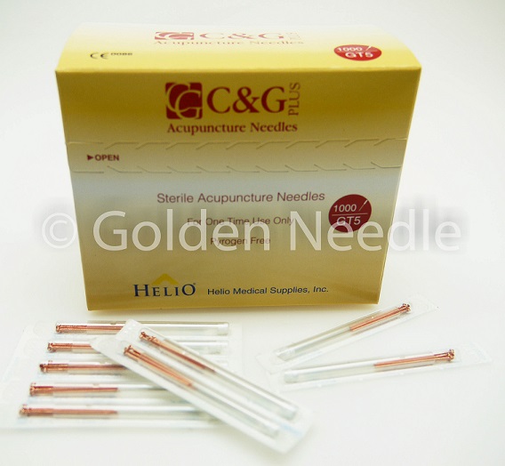 .22x40mm (34g x 1.5'') C&G Bulk 5 Acupuncture Needles