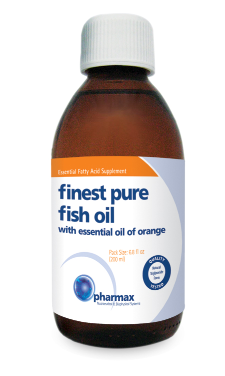 Finest Pure Fish Oil (Natural Orange Flavor), 500ml (16.9 fl oz)