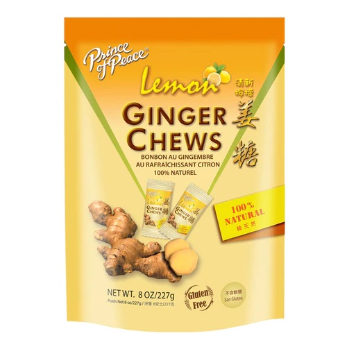 Ginger Chews - Lemon, 8oz