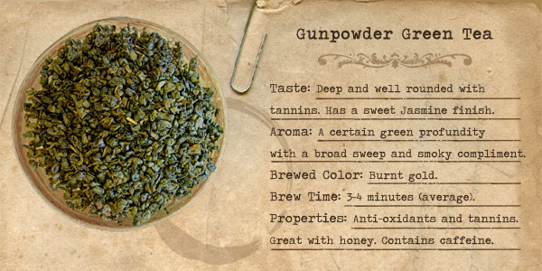 Gunpowder Green, Organic