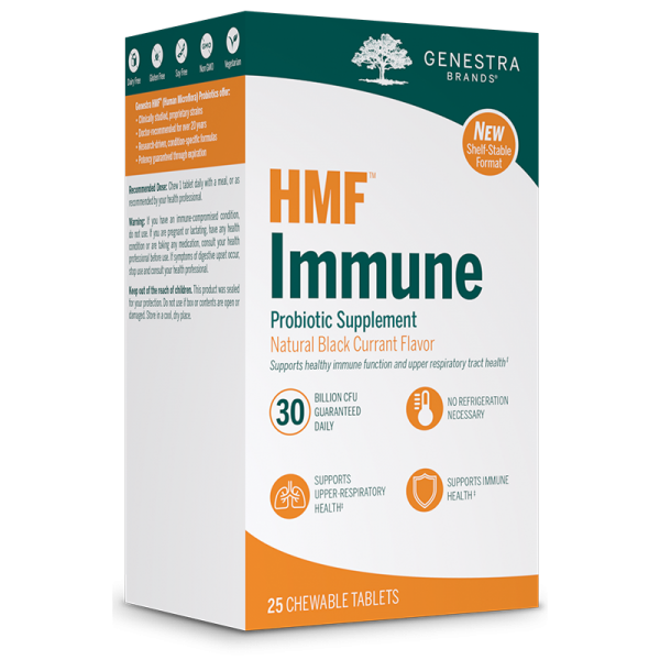 HMF Immune Chewable Probiotic, Shelf Stable, 25ct (30b CFUs)