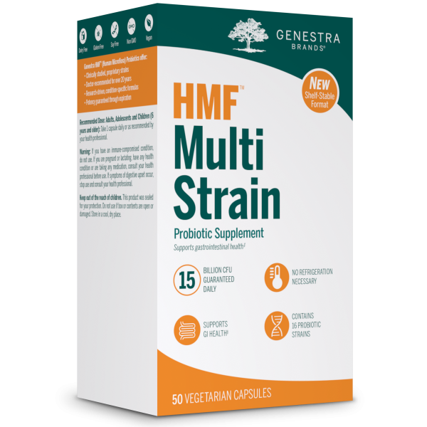 HMF Multi Strain, Shelf Stable Probiotic, 50ct (15b CFUs)