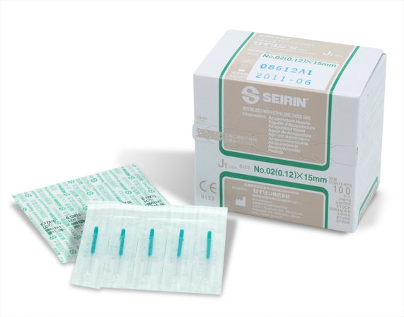 .12x15mm #02 Dark Green - Seirin J-15 Acupuncture Needle
