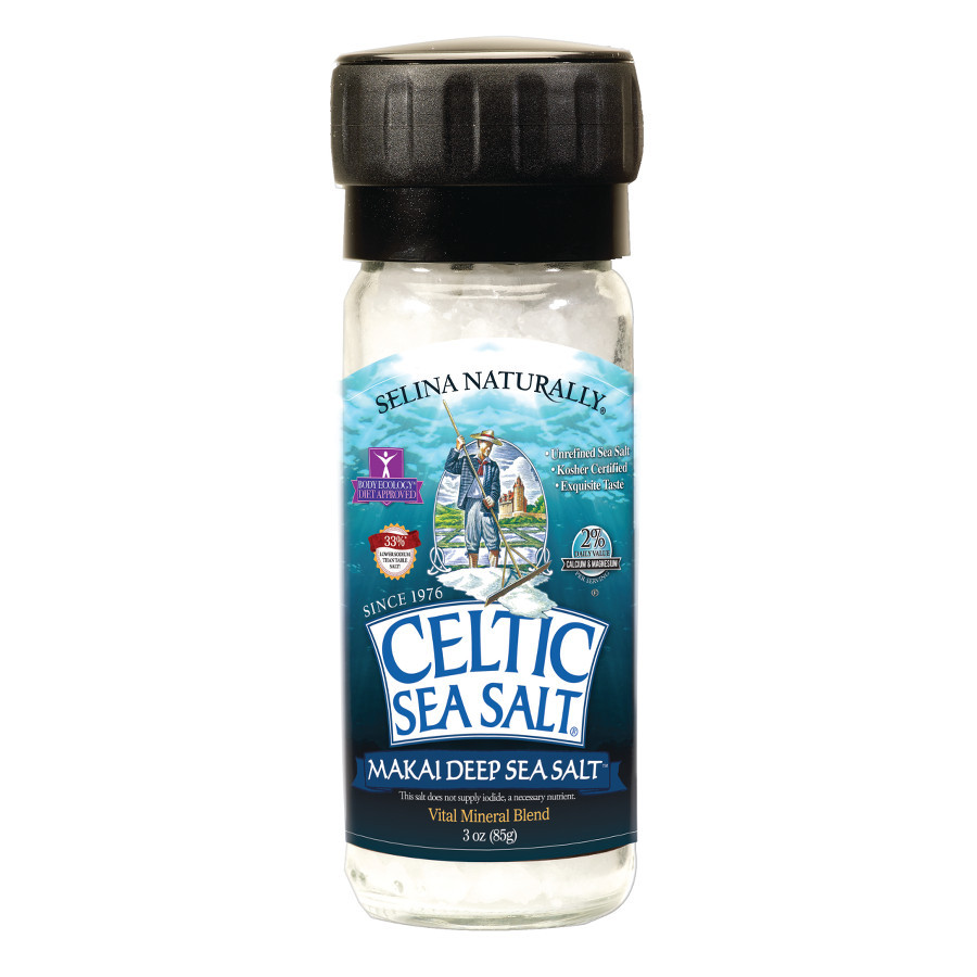 Makai Deep Sea Salt Large Grinder, 3 oz