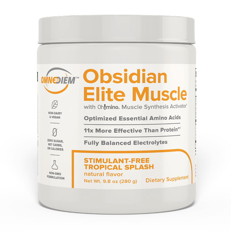 Obsidian Elite Muscle Powder - Stimulant Free, 9.8oz