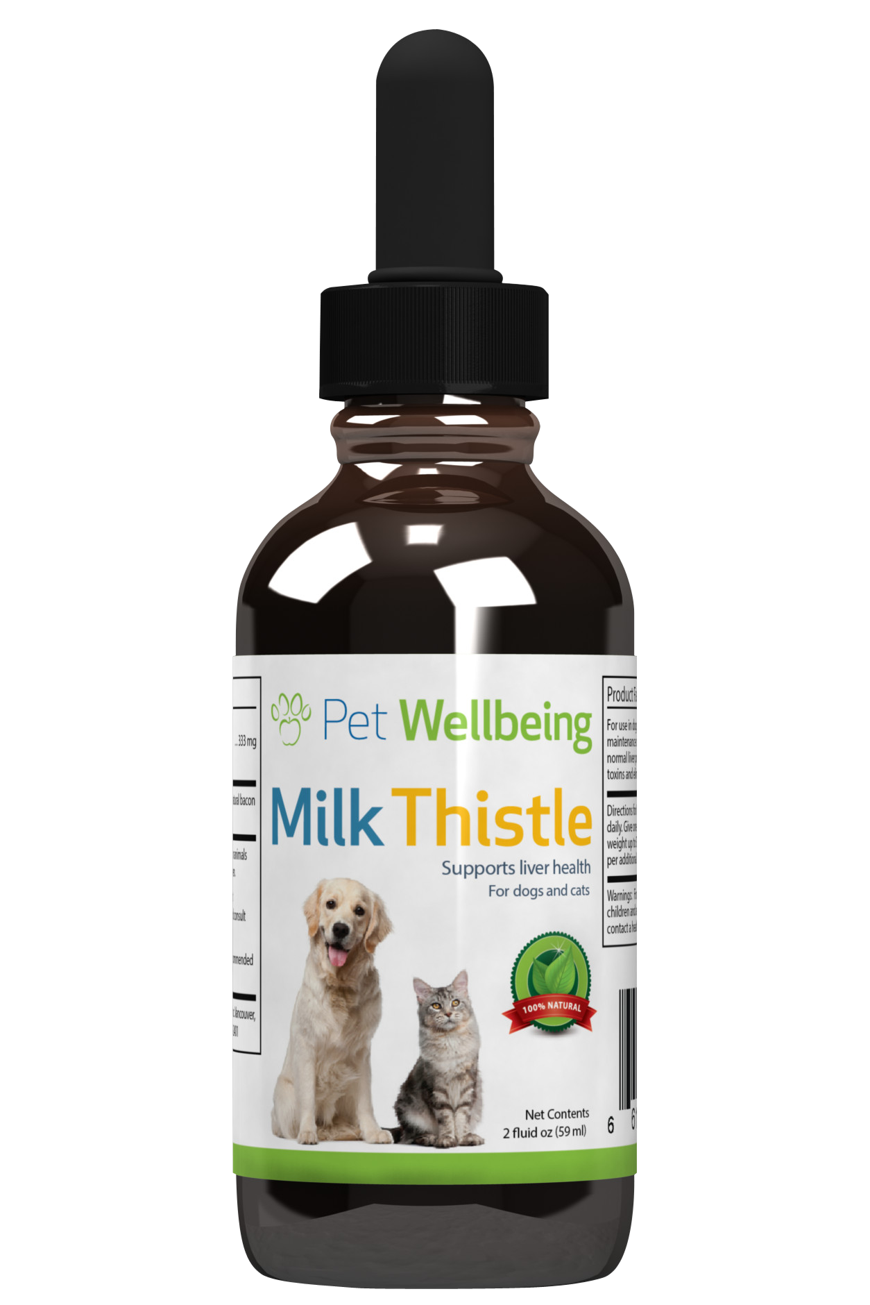 Milk Thistle, 2oz, for Dogs & Cats