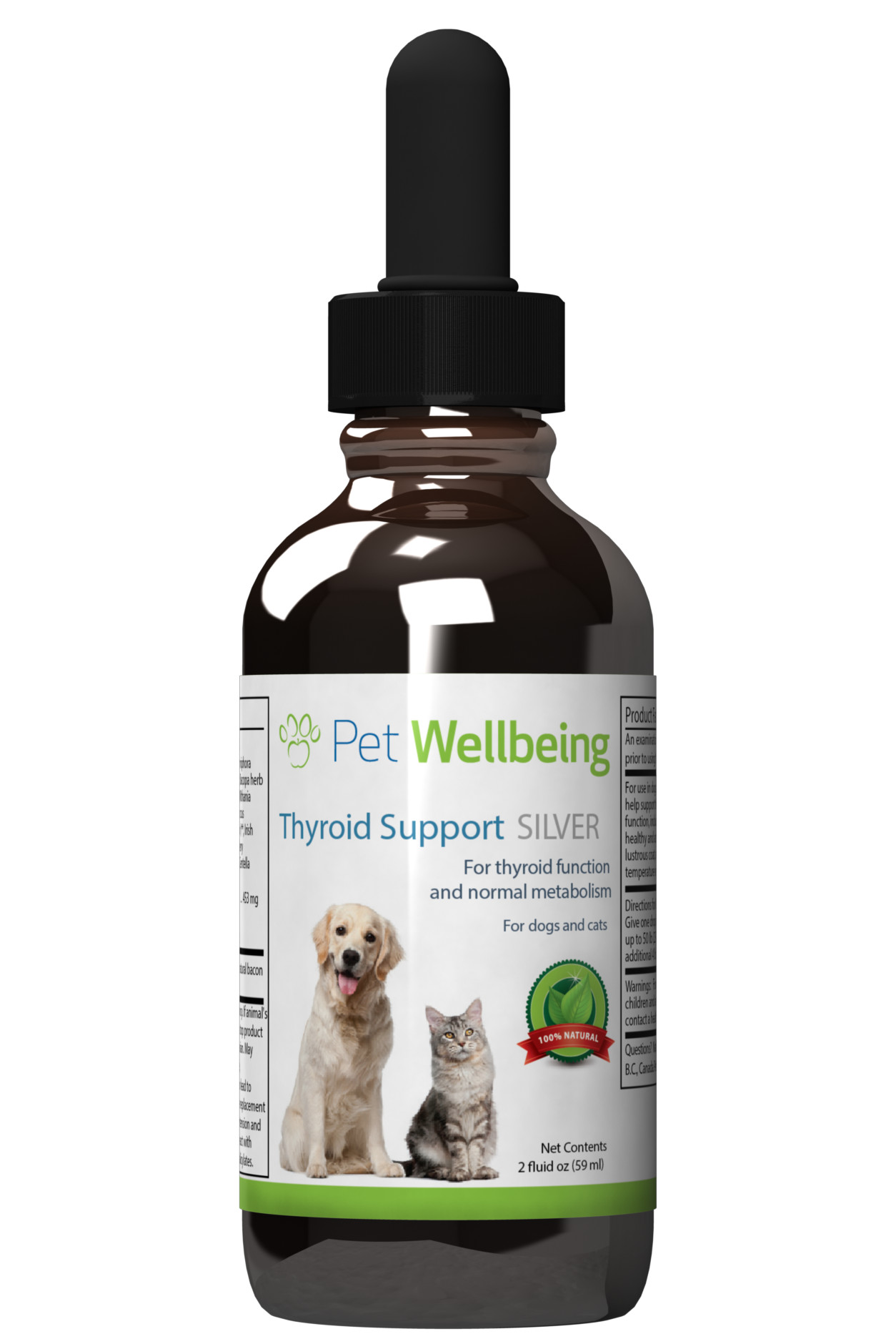 Thyroid Support Silver, 2oz, for Dogs & Cats