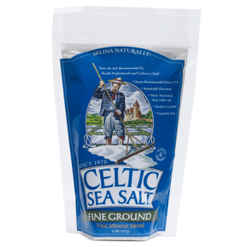 Fine Ground Celtic Sea Salt, 1/2 LB