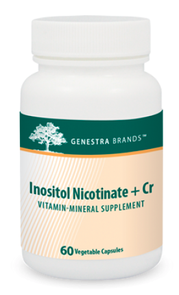 Inositol Nicotinate + Cr, 60 Capsules