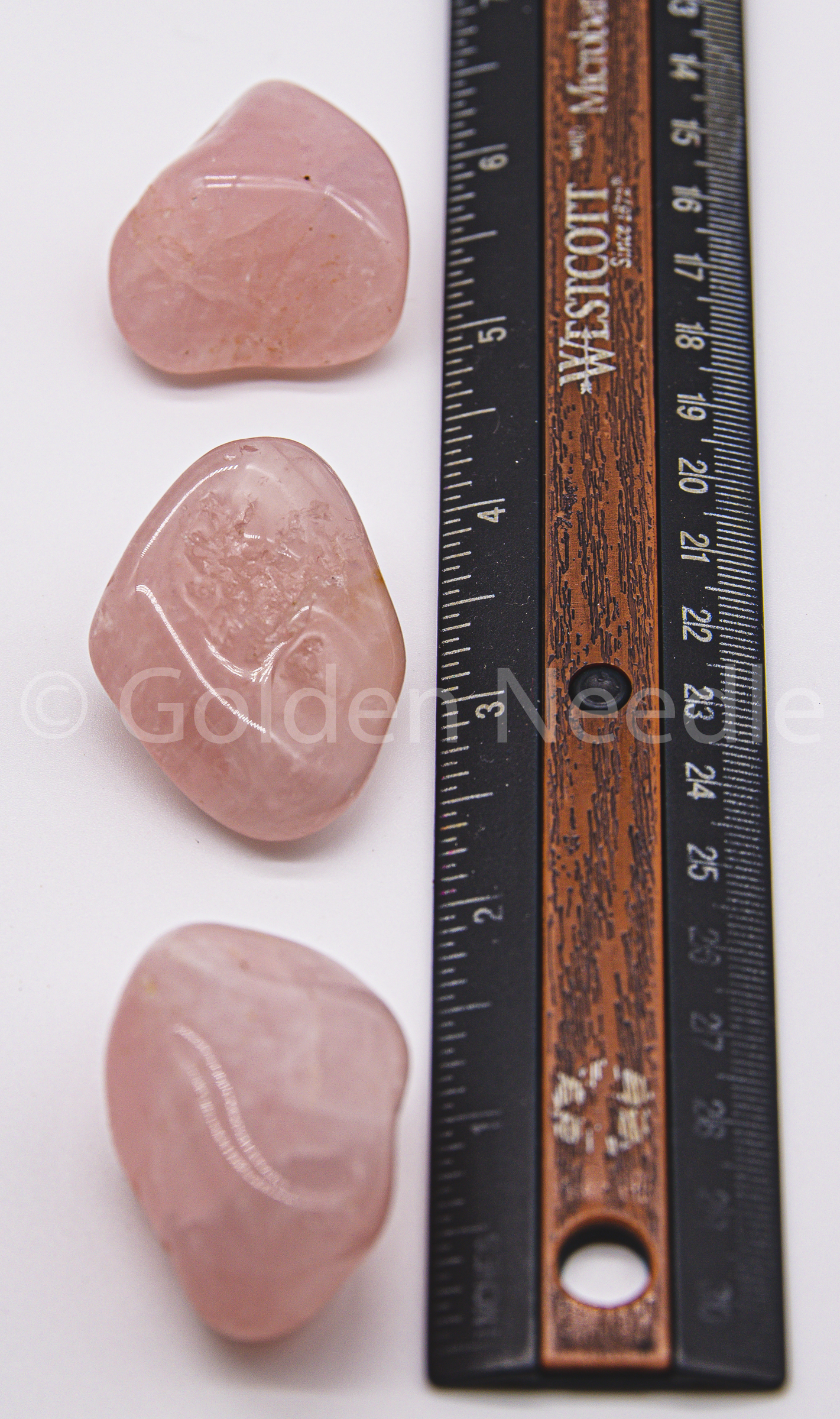 Rose Quartz Gemstone, Large, Tumbled, EX Grade (Brazil)