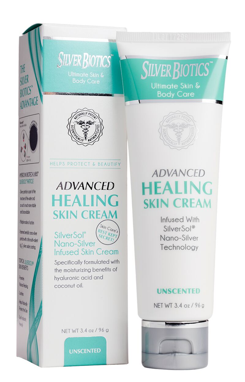 Advanced Healing Silver Skin Cream - Unscented, Large