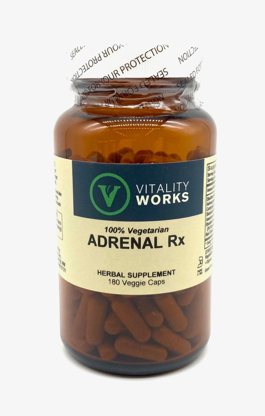 Adrenal RX Veggie Capsules, 180 caps