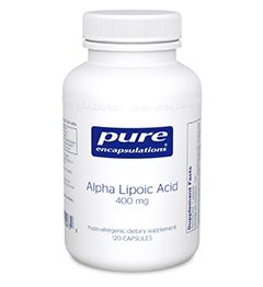 Alpha Lipoic Acid, 400 mg (60 capsules)