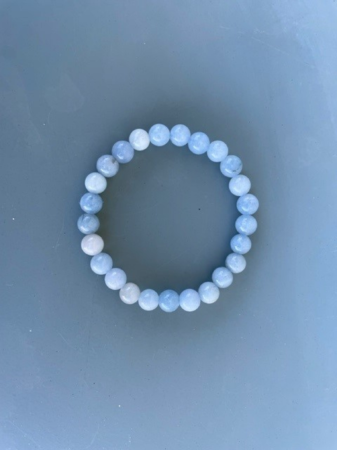 Angelite 8mm Bracelet 