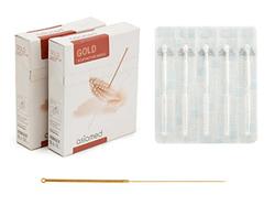 .30 x 10mm Asiamed Gold Plated Acupuncture Needle