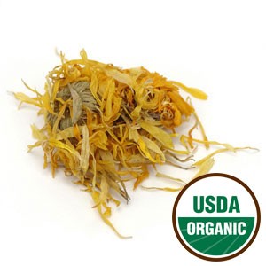 Calendula Flowers, Whole (Certified Organic & Kosher)