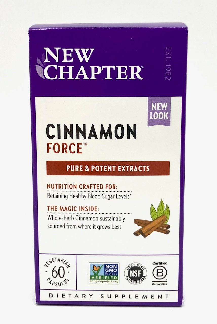 Cinnamon Force, 60 veggie caps (EXPIRES 08-2024)