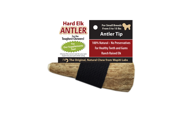 Elk Antler Chews 4inch, Tip