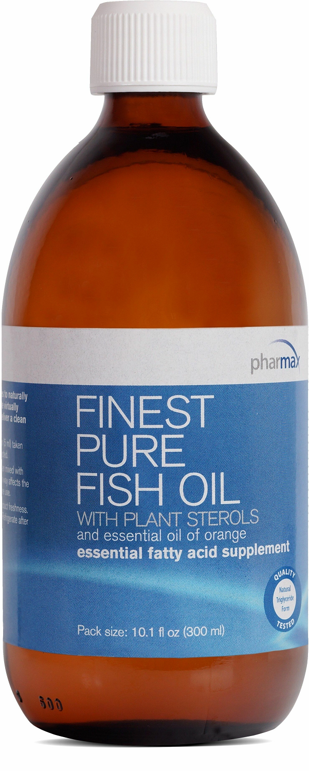 Finest Pure Fish Oil with Plant Sterols, 10.1 fl oz (300ml)