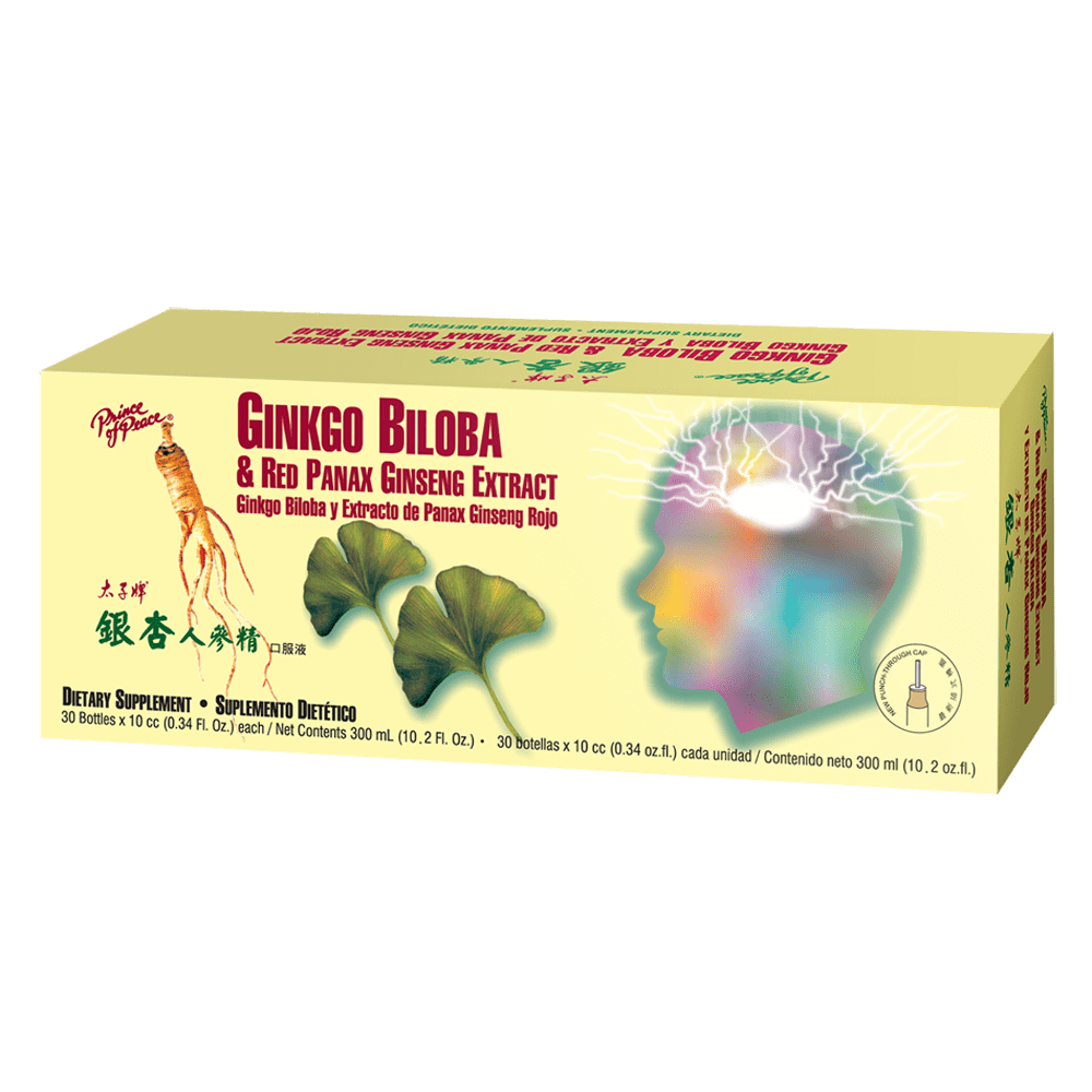 Ginkgo Biloba & Red Panax Ginseng Extractum, 30 x10cc 