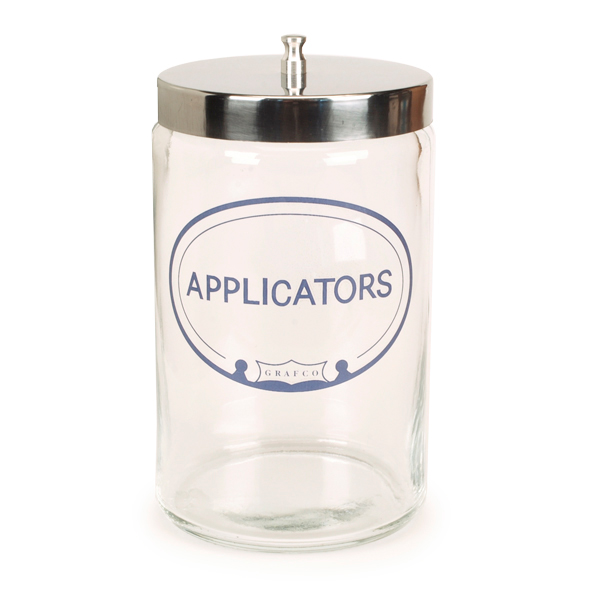 Applicator Jar, Glass