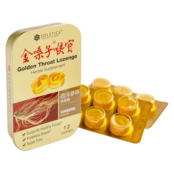 Golden Throat Lozenge, Ginseng Flavor