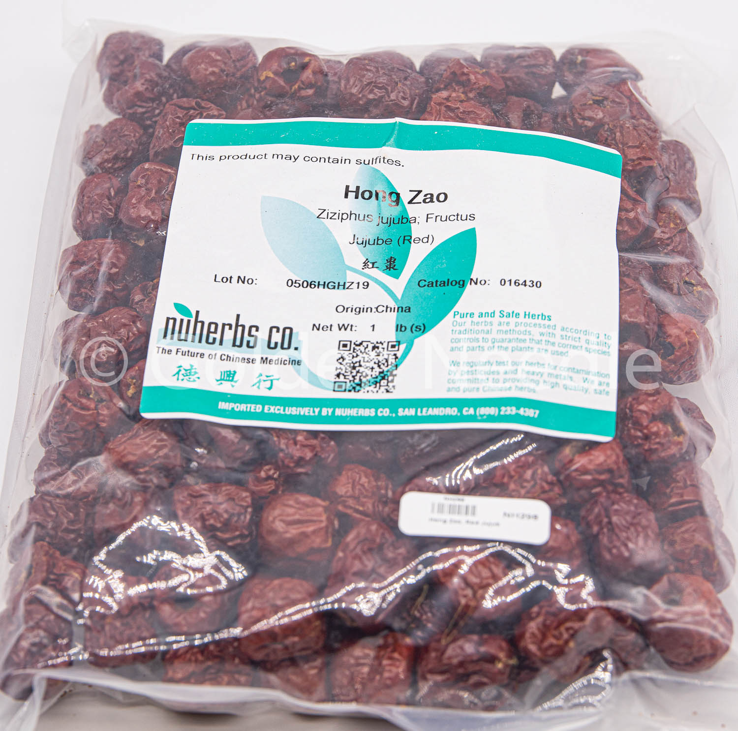 Hong Zao, Red Jujube, 1lb