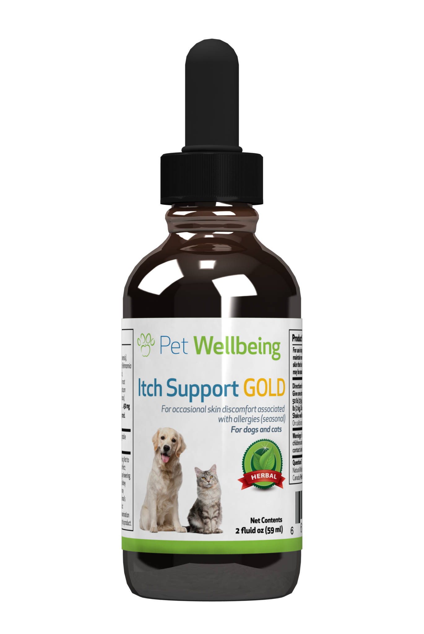 Itch Support Gold, 2oz, for Dogs & Cats
