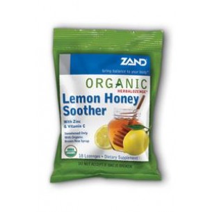 Organic Herbal Lozenge (Lemon Honey), 18ct