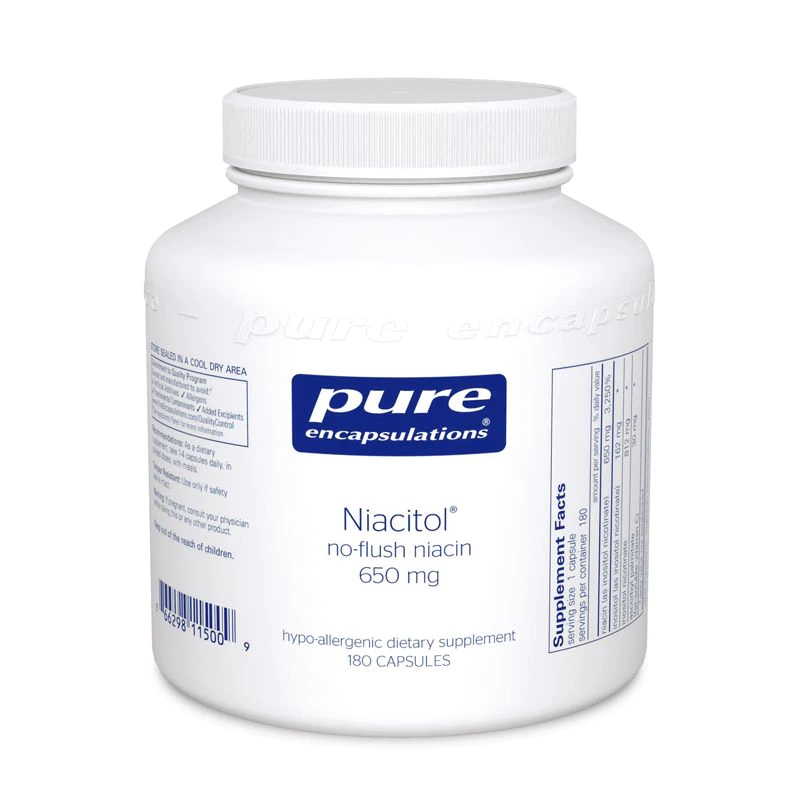 Niacitol, 650mg, 180 capsules (EXPIRES 09-2024)