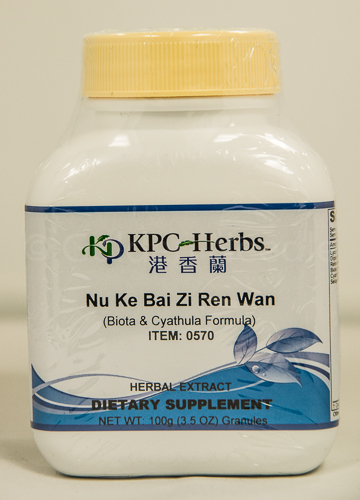 Nu Ke Bai Zi Ren Wan Granules, 100g