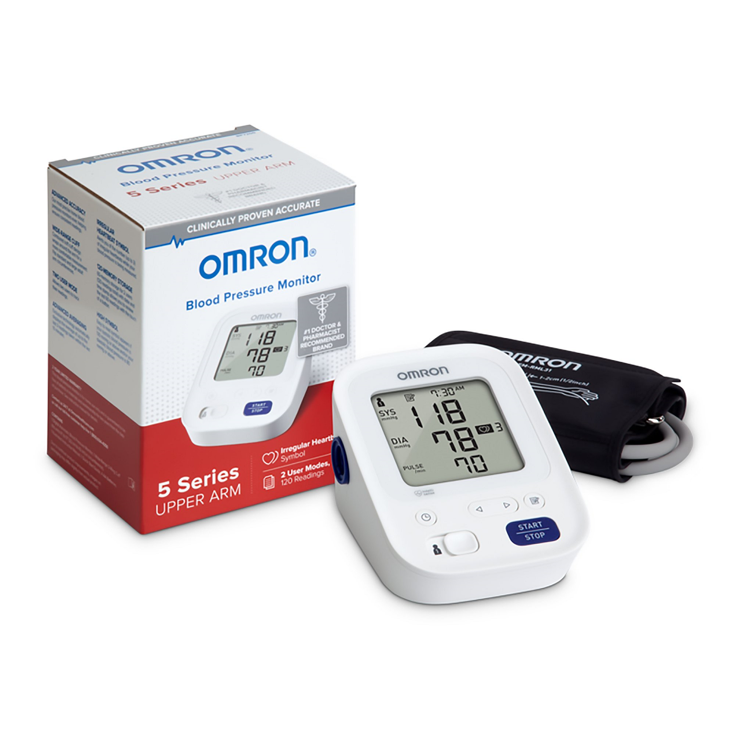 Blood Pressure Monitor 5 Series™ 1-Tube Desk Model Adult Size
