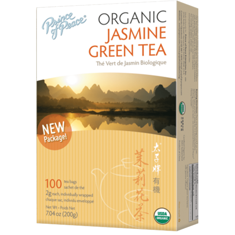 Jasmine Green Tea - Organic, 100 Bags (EXPIRES 08-26-2024)