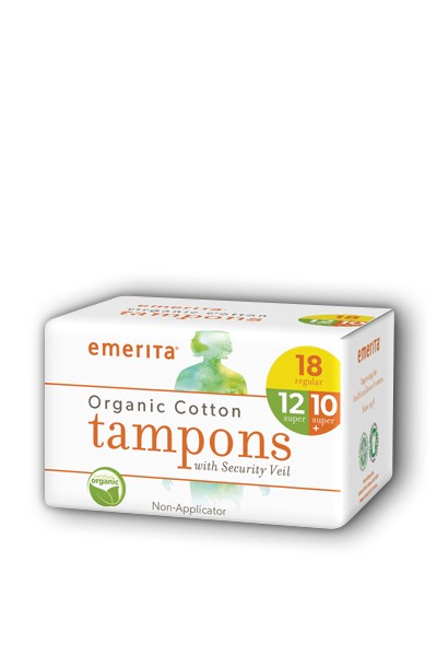 Organic Cotton Non-Applicator Tampons, Multipack