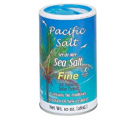 Pacific Sea Salt Shaker, Fine Ground, 10oz