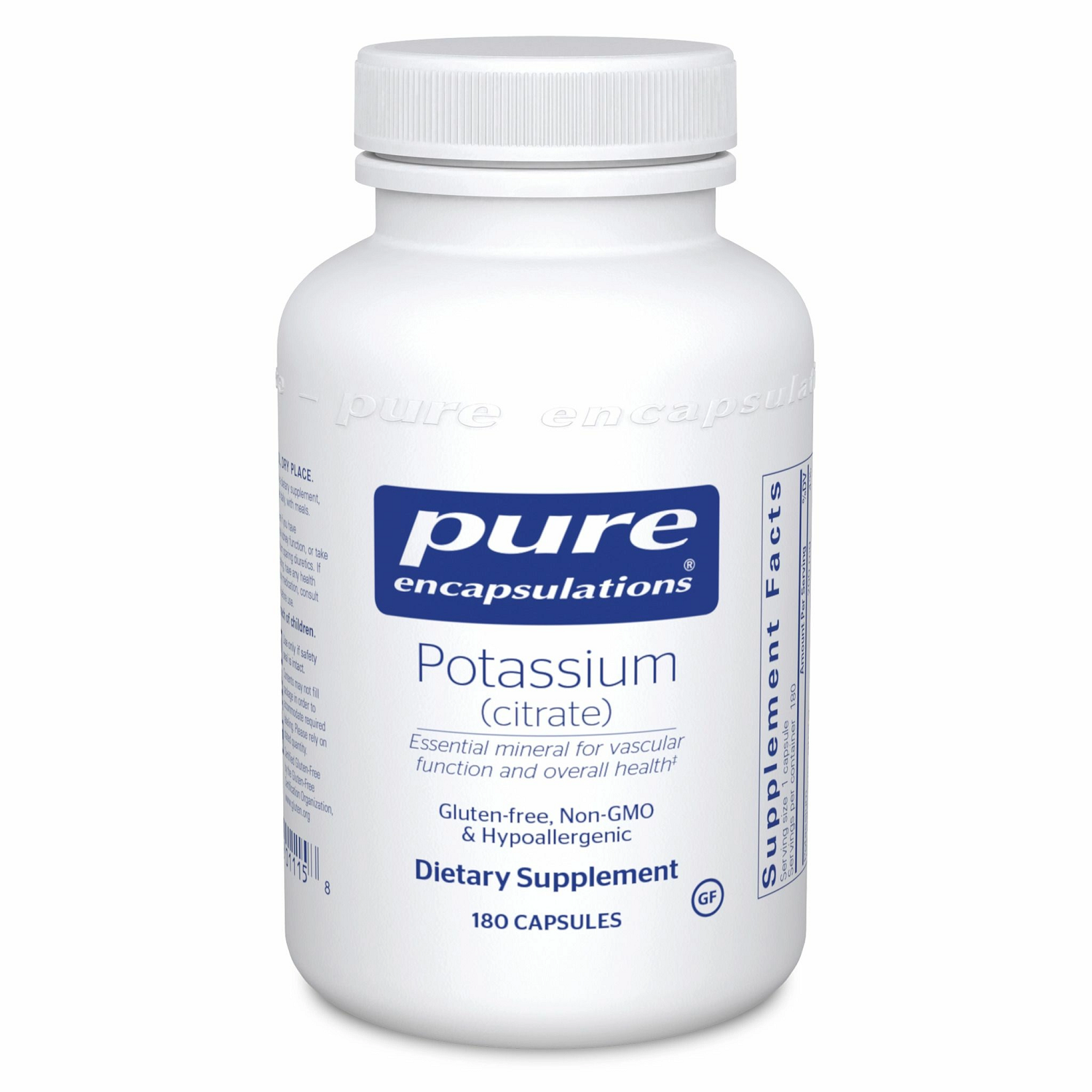 Potassium (citrate), 180 Caps