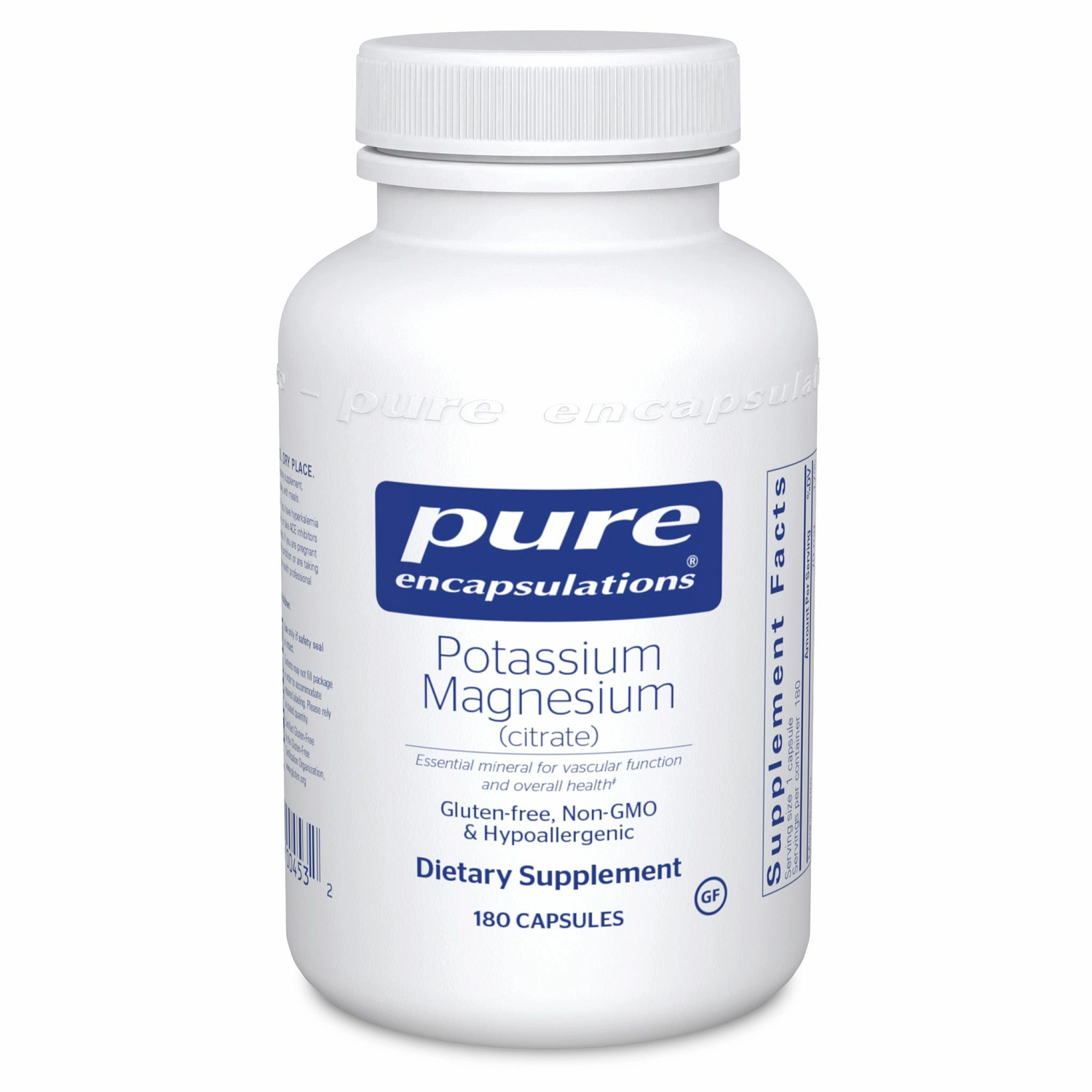 Potassium Magnesium (Citrate) (180 capsules)