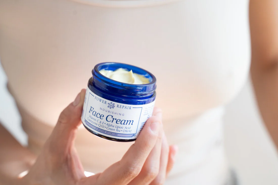 Power Repair Face Cream, 2oz glass jar 