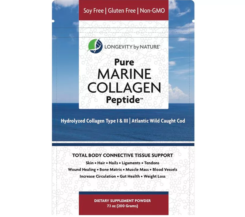 Pure Marine Collagen Powder, 200gms