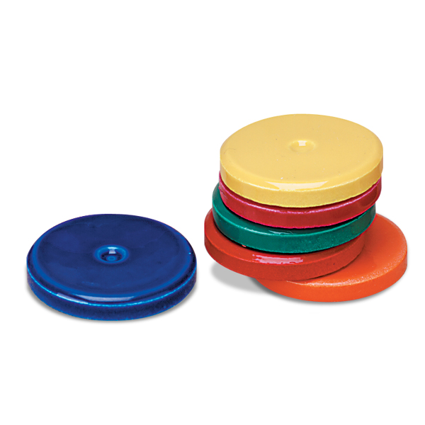 Rainbow Magnets, 1" diameter Discs