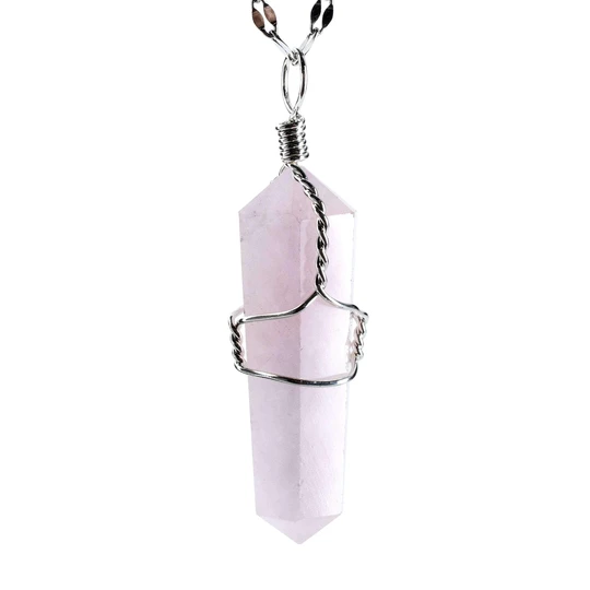 Rose Quartz Healing Pendant