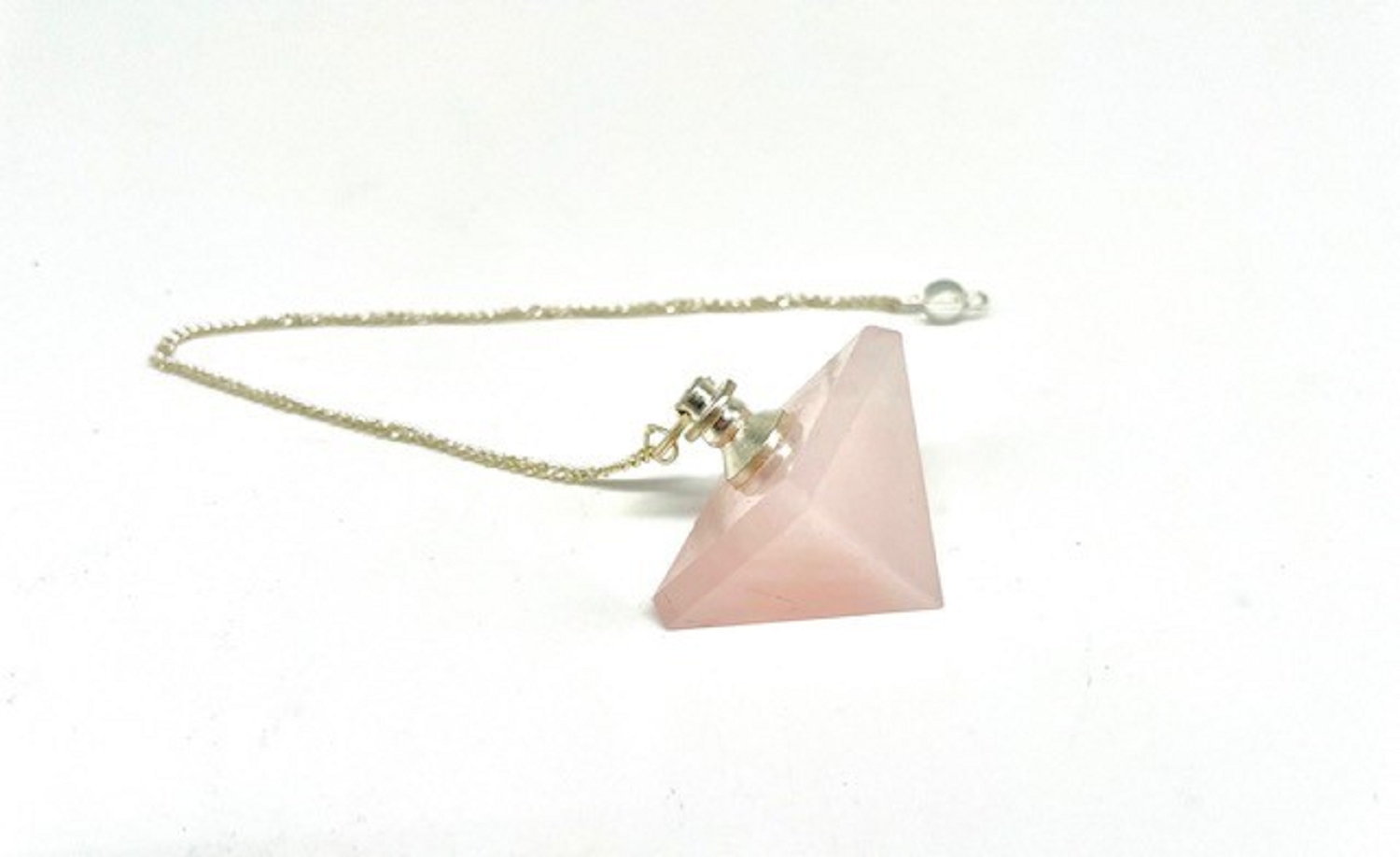 Rose Quartz Pyramid Pendulum