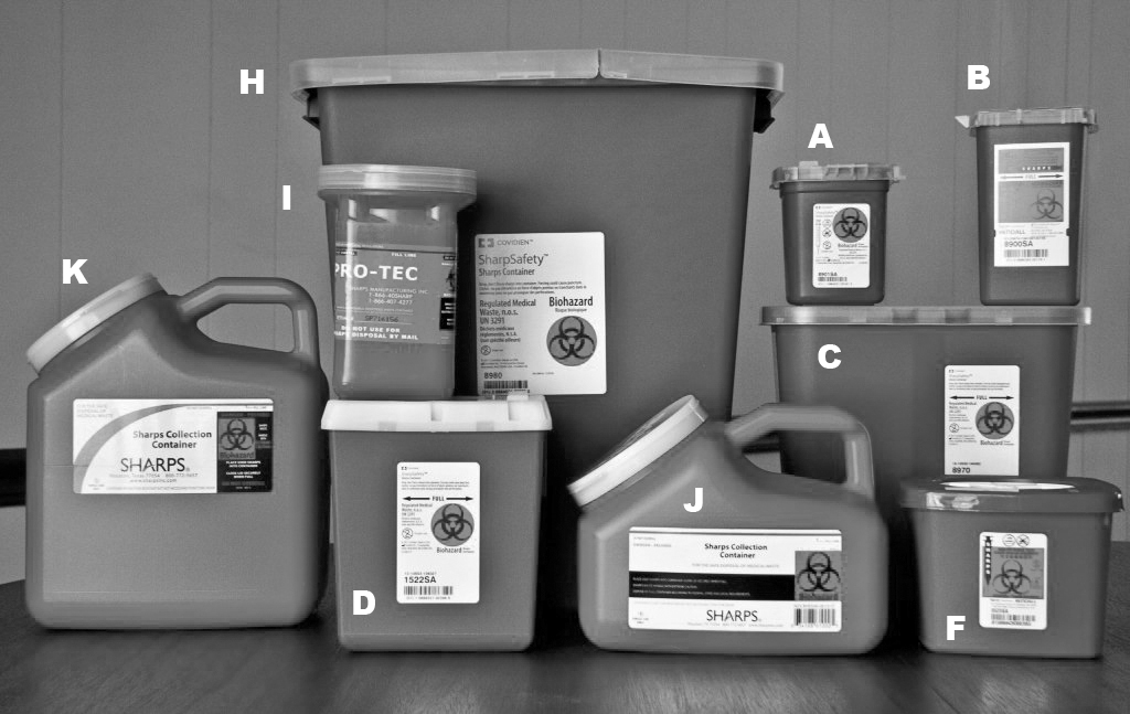 8 Gallon Sage Bio-Hazard Container - H