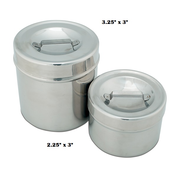 Stainless Steel Jar (3.25" x 3.25")