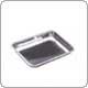 Stainless Steel Open Tray (9.0" x 6.75" x 1.25")